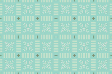 Modern Abstract Geometric Seamless Repeat Pattern