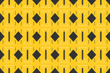 Modern Abstract Geometric Seamless Repeat Pattern