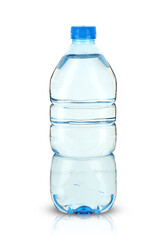 Naklejka premium plastic bottle with mineral water