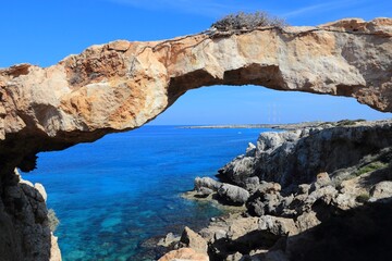 Cyprus rock bridge