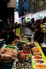 seafood at the market