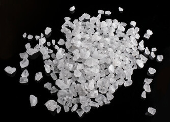 Sea salt crystals