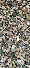 Colorful sea pebbles close-up. Backgrounds and textures.