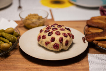 Delicious home made vegan cheese ball