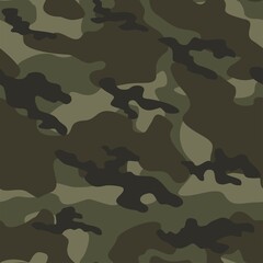 Fototapeta premium military camouflage vector seamless print