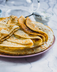 Yummy delicious russian pamcakes