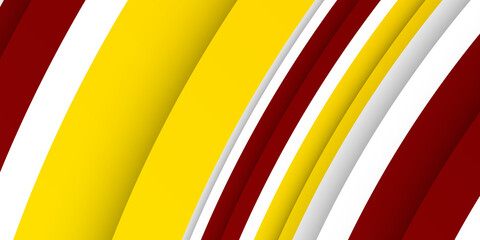 Red white yellow abstract stripes business presentation background with copy space for text