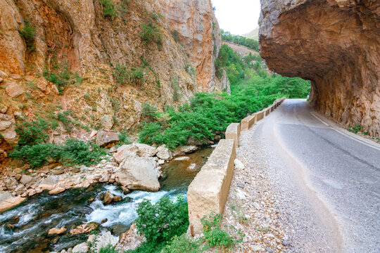 Kleidi passage, next to Karpenisiotis river, on the Karpenissi - Proussos road, Evrytania, Central Greece.