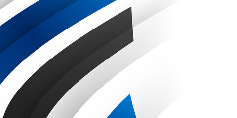 Abstract gray waving background with blue element