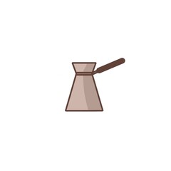 Coffee pot. Simple coffee icon