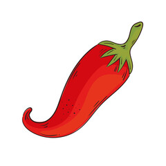 chili pepper hot vegetable icon