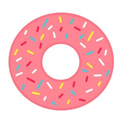 donut in colored glaze. Food. National donut day. Donut day	