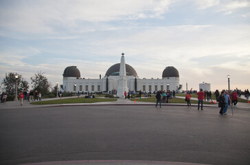 LOS ANGELES - JANUARY 04: Griffith Observatory building on January 04, 2014 in Los Angeles....