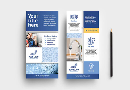 Plumbing Services Flyer Templates Pack