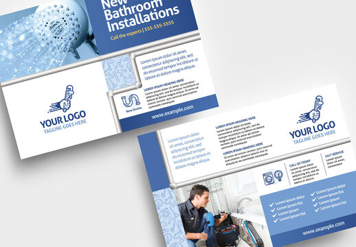 Plumbing Services Flyer Templates Pack