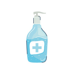 antibacterial soap bottle medical icon