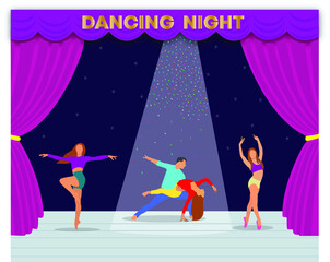dance show Illustration