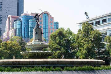La diana cazadora en avenida paseo de la reforma, Ciudad de México