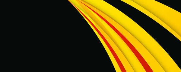 Abstract black red yellow illustration design vector background