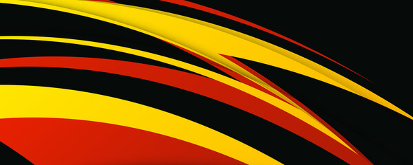 Abstract black red yellow illustration design vector background