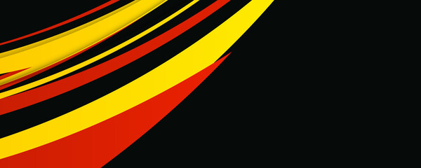 Abstract black red yellow illustration design vector background