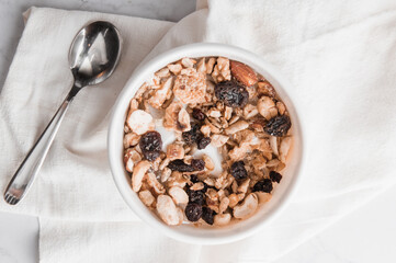 muesli with milk