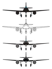 Me 262 in front view