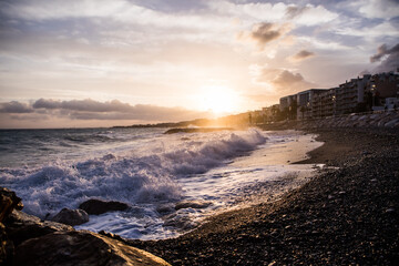 Nice Sunset promenade des anglais