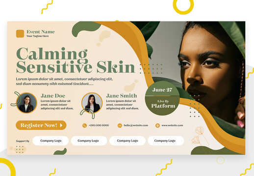 Beauty Virtual Event Poster