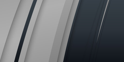 Obraz premium Black abstract geometric background. Modern shape concept. Abstract polygonal pattern luxury black with silver. Black premium background with luxury dark polygonal pattern and silver triangle lines.