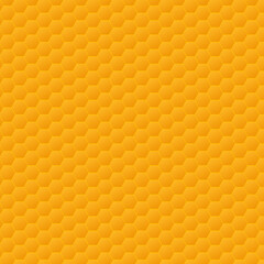 Yellow honeycomb pattern