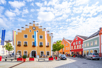 Rathaus, Dietfurt an der Altmühl, Bayern, Deutschland 