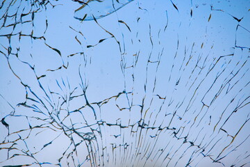 broken glass background