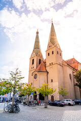 Fototapeta na wymiar Sankt Walburga Kirche, Beilngries, Bayern, Deutschland 