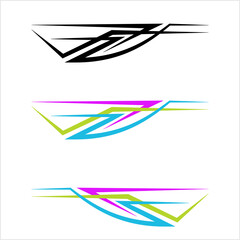 Vehicle Graphics, Stripe : Vinyl Ready Design