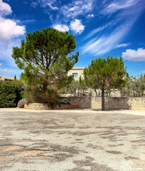French village in nature