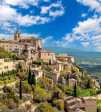 Fototapeta French village in nature