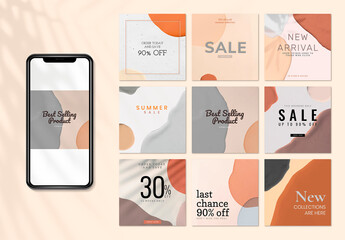 Product Sale Mockup Social Media Collection