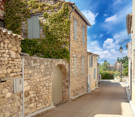 French village in nature