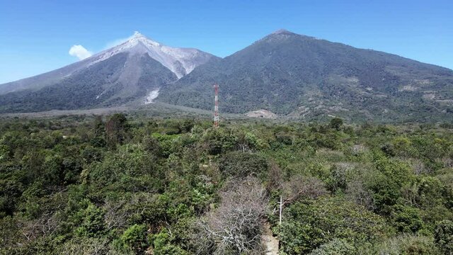 Volcanes de Fuego y de Acatenango