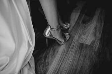 Naklejka premium wedding shoes