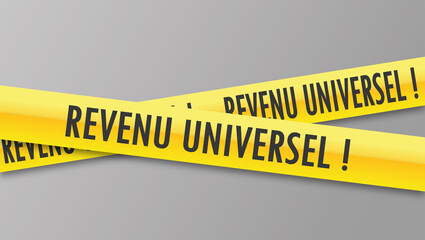Logo revenu universel.
