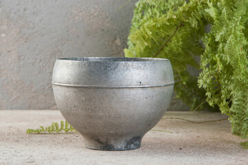 Vintage aluminum pot