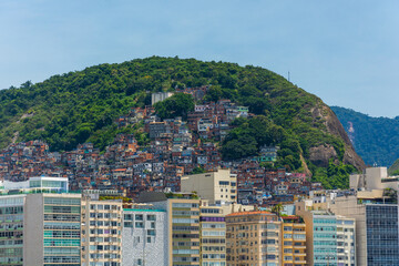 Copacabana fort with view to Copacabana beach