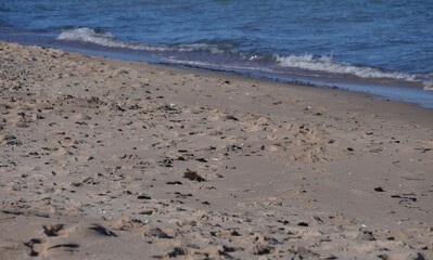 Fußspuren am Strand