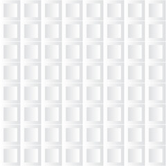 Modern white background. White square geometric paper art style background