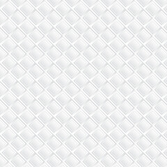 Modern white background. White square geometric paper art style background