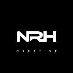 NRH Letter Initial Logo Design Template Vector Illustration
