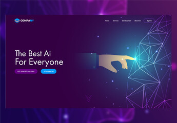 Artificial Intelligence and Deep Learning Landing Page