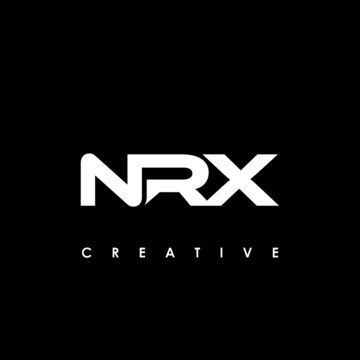 NRX Letter Initial Logo Design Template Vector Illustration